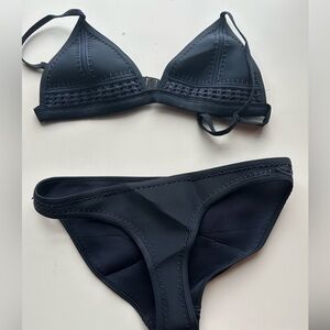 Navy blue OG triangl bikini